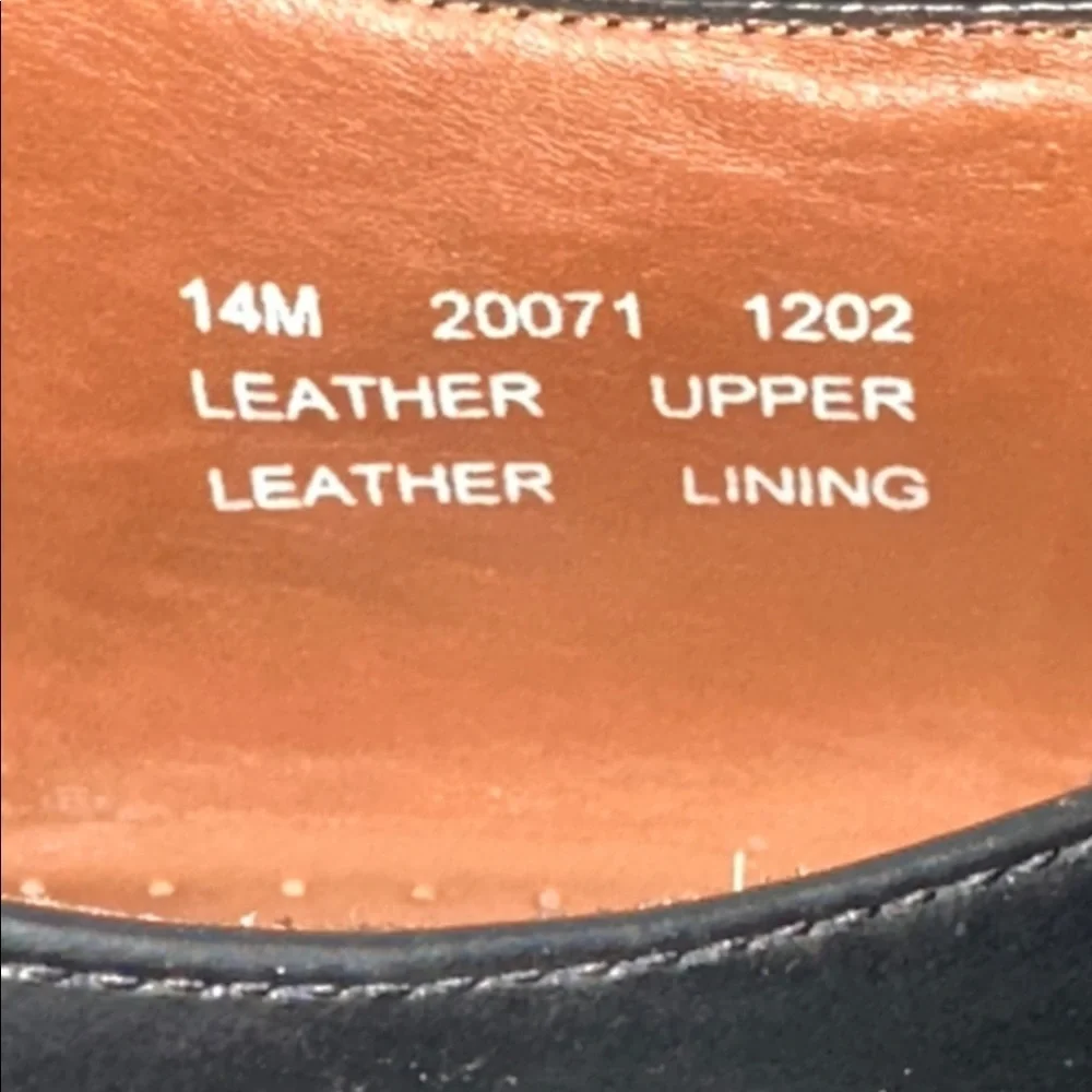 Bostonian Classics First Flex cap-toe oxford dress shoes. Size 14